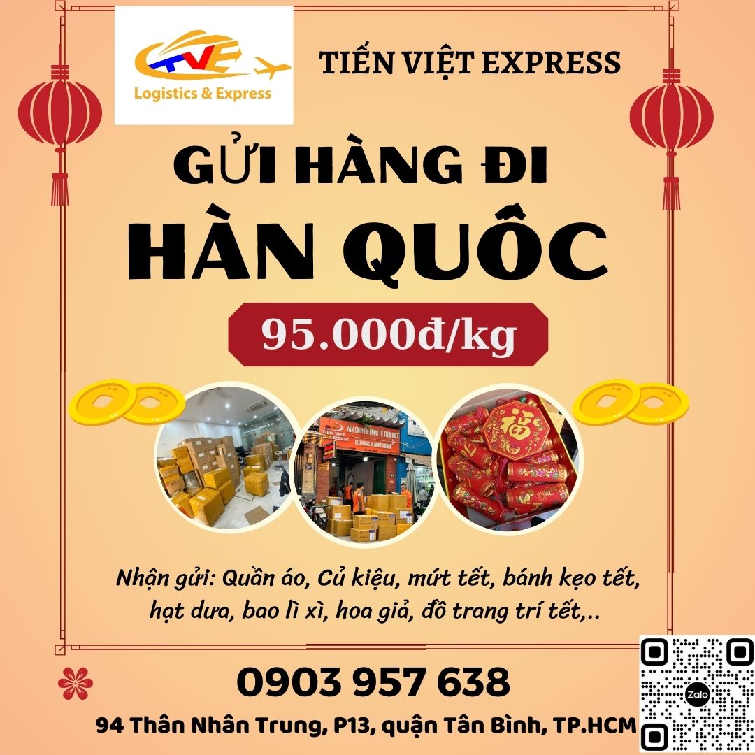 Gửi hàng đi Hàn Quốc - Tiến Việt Express